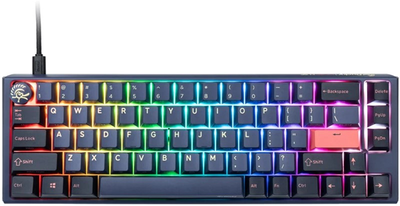 Клавіатура дротова Ducky One 3 SF RGB LED Cherry MX Red USB Cosmic Blue (WLONONWCRA373)