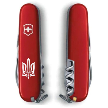 Ніж Victorinox Climber Ukraine Red "Тризуб ОУН" (1.3703_T0300u)