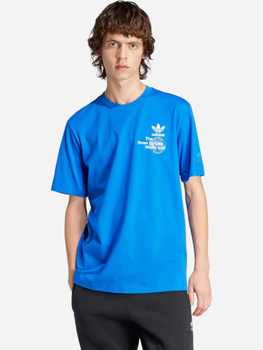 T-shirt męski bawełniany adidas BT Originals IS0182 L Niebieski (4067887816267)