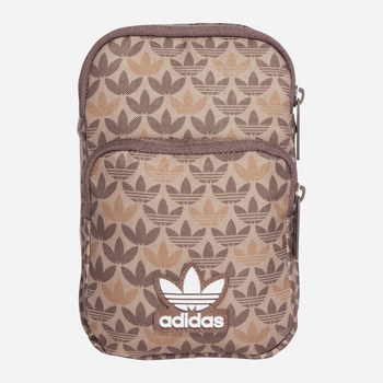 Спортивна сумка крос-боді через плече чоловіча adidas Monogram Festival IU0012 Світло-коричнева (4066757836428)