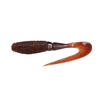 Силикон Jackall Rhythm Grub 2.4" (5шт) Cola Blue Gill
