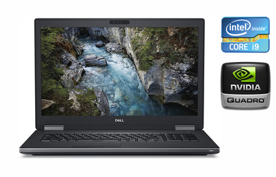 Мобильная рабочая станция Dell Precision 7730 / 17.3" (1920x1080) IPS / Intel Core i9-8950HK (6 (12) ядер по 2.9 - 4.8 GHz) / 64 GB DDR4 / 1000 GB SSD / nVidia Quadro P5200, 16 GB GDDR5, 256-bit / HDMI / Windows 10 б/у