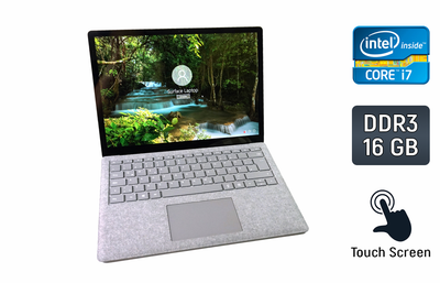 Ноутбук-трансформер Microsoft Surface Laptop 2 / 13.5" (2256x1504) IPS Touch / Intel Core i7-8650U (4 (8) ядра по 1.9 - 4.2 GHz) / 16 GB DDR3 / 512 GB SSD / Intel UHD Graphics 620 / WebCam / USB Type-C б/у