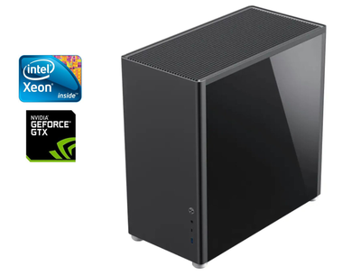 Игровой ПК GameMax Spark Black Tower / Intel Xeon E5-2620 v3 (6 (12) ядер по 2.4 - 3.2 GHz) / 32 GB DDR4 / 256 GB SSD + 500 GB HDD / nVidia GeForce GTX 1650 Super, 4 GB GDDR6, 128-bit / 500W / Win 11 б/у