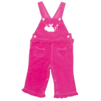 Полукомбинезон вельвет для девочки Hawk Kids COL90044 74 см Малиновый