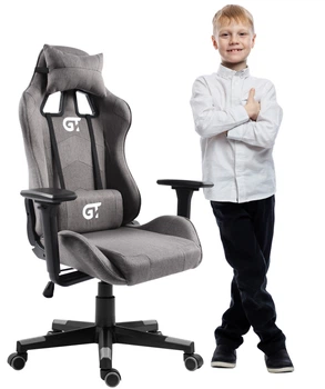 Геймерское детское кресло GT Racer X-5934-B Kids Fabric Gray