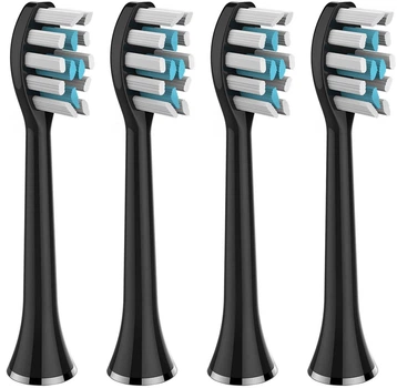 Насадки для ультразвукової зубної щітки MEDICA + PROBRUSH 9.0 black (4 шт)