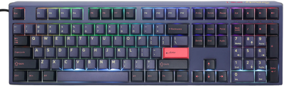 Ігрова клавіатура Ducky One 3 Cosmic Blue MX Ergo Clear Dark Blue (100352891)