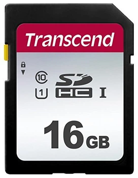 Карта памяти Transcend 16GB SDHC C10 UHS-I R95/W10MB/s (TS16GSDC300S)