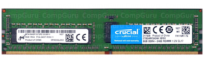 Серверна оперативна пам'ять Micron DDR4 8GB 2400MHz RDIMM 1Rx4 PC4-2400T (MTA18ASF1G72PZ-2G3B1II)