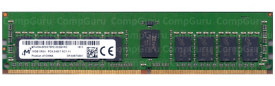 Серверна оперативна пам'ять Micron DDR4 16GB 2400MHz RDIMM 1Rx4 PC4-2400T (MTA18ASF2G72PZ-2G3B1RG)