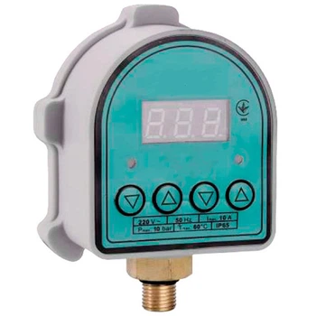 Реле давления электронное для насоса AQUATICA 1.1 кВт 1/4" IP65 779533