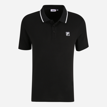 Koszulka polo męska elegancka Fila FAM0319-80010 S Czarna (4064556414946)