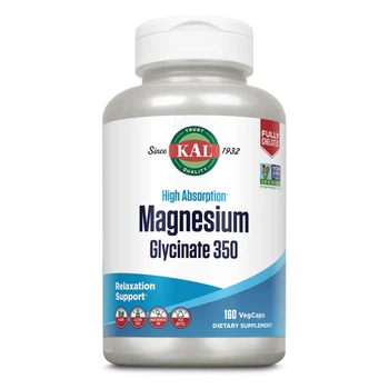 Magnesium Bisglycinate 350 - 160 veg caps магній гліцинат для здорового сну, відновлення, зменшення напруги та підтримки нервової системи