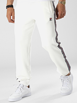 Spodnie dresowe męskie Fila FAM0224-10011 M Białe (4064556276483)