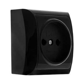 Розетка без заземления 2210 LXL TERRA черная