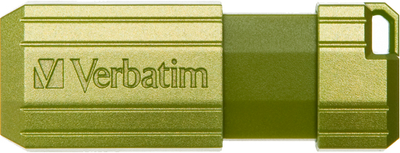 Флеш пам'ять USB Verbatim PinStripe 32GB USB 2.0 Euc Green (23942499589)