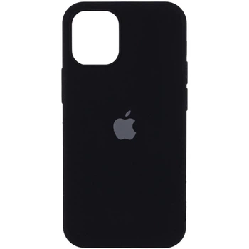 Чохол на Apple iPhone 12 Pro, Apple iPhone 12 / для айфон 12 / айфон 12 про силіконовий АА Чорний / Black