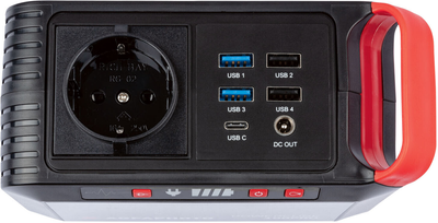 Зарядна станція AgfaPhoto Powercube PPS 100Pro / 80 Вт / 88.8 Вт/год / Li-ion (717-854700)