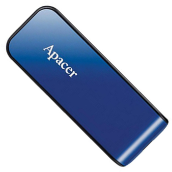 Флеш пам'ять USB Apacer AH334 64GB USB 2.0 Blue (AP64GAH334U-1)