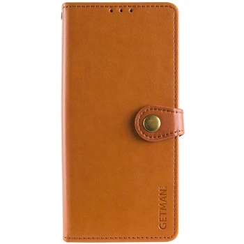 Шкіряний чохол-книжка GETMAN Gallant (PU) для Samsung Galaxy A16 4G/5G Brown