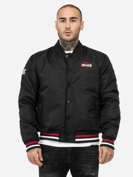 Бомбер мужской Lonsdale Orkney 117578-1499 XL Черный (4255581521338)