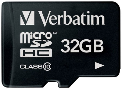 Karta pamięci Verbatim Premium MicroSDHC 32 GB Class 10 (23942440130)