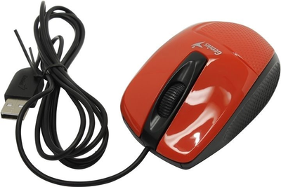 Mysz Genius DX-150X USB Red/Black (31010231101)