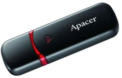 Флеш пам'ять USB Apacer AH333 32GB Black (AP32GAH333B-1)