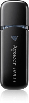 Pendrive Apacer AH355 64GB USB 3.0 Czarny (AP64GAH355B-1)