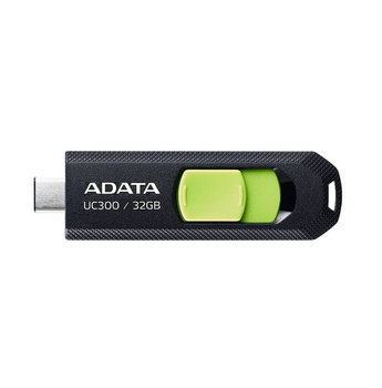 Флеш-накопичувач Adata USB 3.2 Gen1 UC300 Type-C 32Gb Black/Green (ACHO-UC300-32G-RBK/GN)