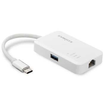Мережевий адаптер Edimax EU-4308 USB-C (1xGE, 3xUSB 3.0) Мережевий