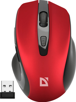 Мышь Defender Prime MB-053 Wireless Red (4745090821819)