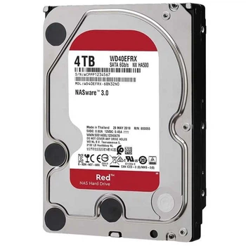 Жорсткий диск 4 ТБ Western Digital (3.5", 5400 об/хв, 64 МВ, SATAIII, WD40EFRX) Б/В
