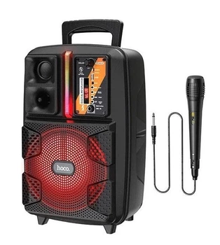 Акустика-караоке HOCO Dancer outdoor wireless speaker BS37 |3Hours, BT5.0, TWS, AUX/FM/USB| черная