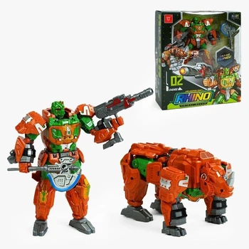 Робот Трансформер LJ1622 Transformers Зверобот Ринокс (носорог)