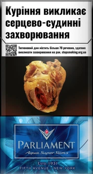 Блок Сигарет Parliament Aqua Superslims x 10 пачек (4823003207872)