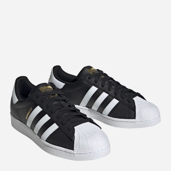 Sneakersy męskie skórzane adidas Originals Superstar ID4636 (9.5UK) 44 Czarne (4066756400729)