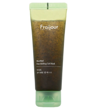 Гелевая маска со спикулами для сужения пор - Fraijour Heartleaf Pore Melting Gel Mask, 75 мл