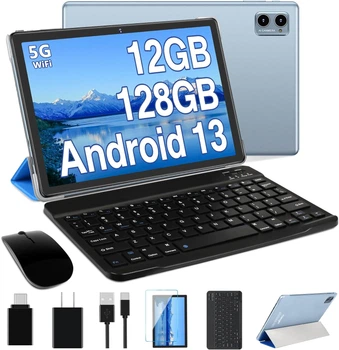 Планшет 10.1" Oangcc A15 12/128Gb 4G 2-SIM 8 ядер Android 13 6000 mAh Голубой