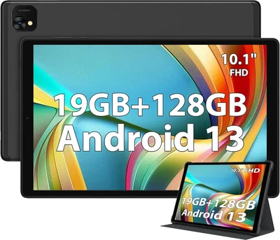 Планшет 10.1" Full HD POWMUS T28-EEA 19/128Gb 8 ядер Android 13 8000 mAh Черный