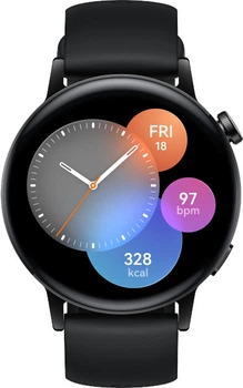 Смарт-часы Huawei Watch GT 3 Active 42mm / GPS / Bluetooth 5.2 / Влагозащита 5 АТМ / До 7 дней работы / HarmonyOS / Black (MIL-B19) Б/В