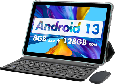Планшет 10.1" PRITOM L10 8/128Gb 8 ядер Android 13 8000 mAh Голубой