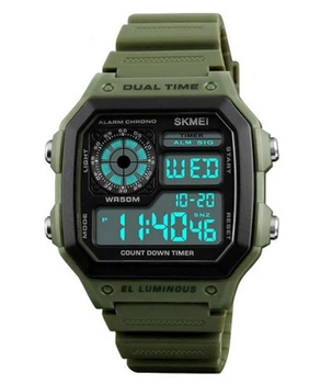 Чоловічий годинник Skmei 1299AG, ARMY GREEN (t9990)