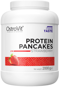 Млинці Ostrovit Protein Pancakes Strawberry 2000 г (5903246222494)