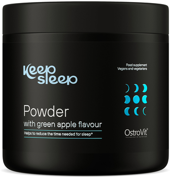 Дієтична добавка OstroVit Keep Sleep Powder with green apple flavour 270 г (5903933908410)