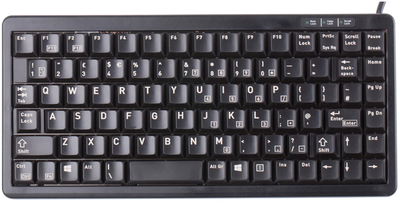 Клавіатура дротова Cherry G84-4100 USB PS/2 Black (G84-4100LCMGB-2)