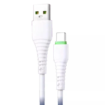 Кабель Grunhelm USB-Type-C, 2.1А 1м білий (GMC-01CW)