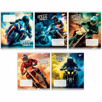 Тетради ученические 36 листов линия Yes Speed race, 15 шт. в упаковке