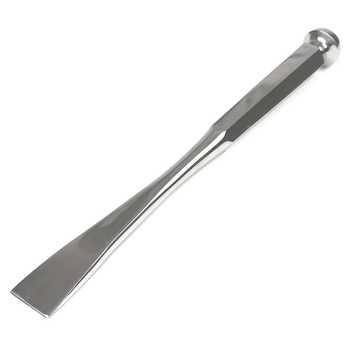 Долото Стіллє-Патча Шведське медичне пряме двостороння заточка плоске шестигранна ручка довжина 225 мм 15 мм BioTulesImpex